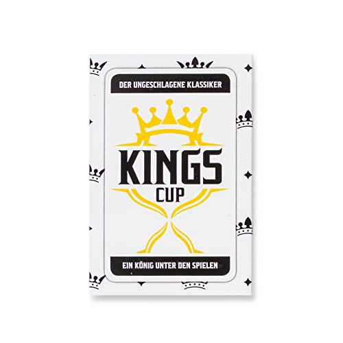 GOODS+GADGETS Kings Cup Kartenspiel - Das Original in der 2.0 Version; Kartenspiel Party-Spiel...