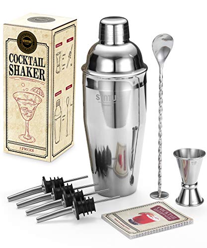 Cocktail Shaker, STNTUS Cocktail Set, 750ml Cocktailshaker, Cocktail Shaker Set, Bar Zubehör,...