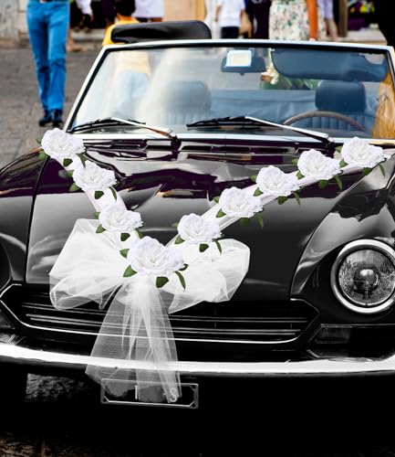 Autodeko Autoschmuck Brautauto Dekoration Hochzeitsauto Auto