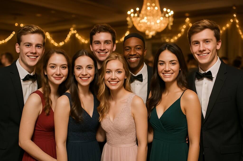 Abiball feiern