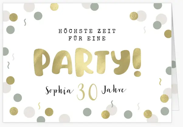 Einladung Geburtstag