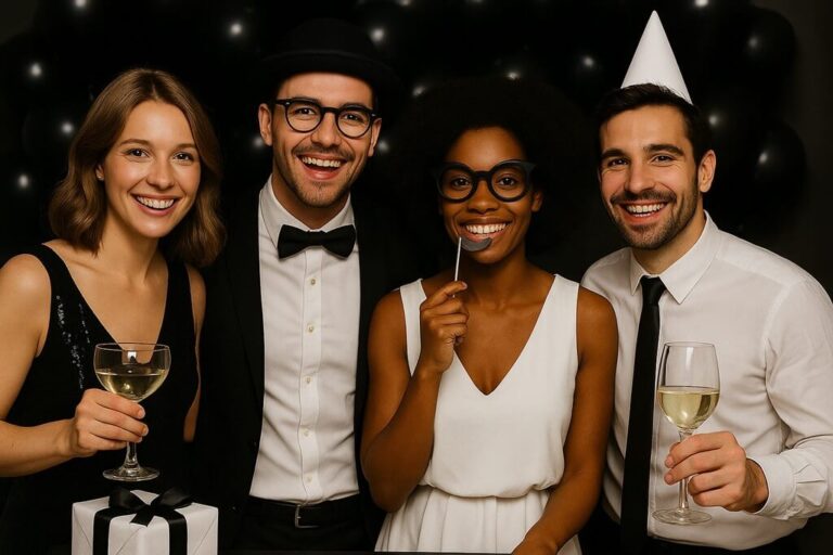 Black and White Party feiern