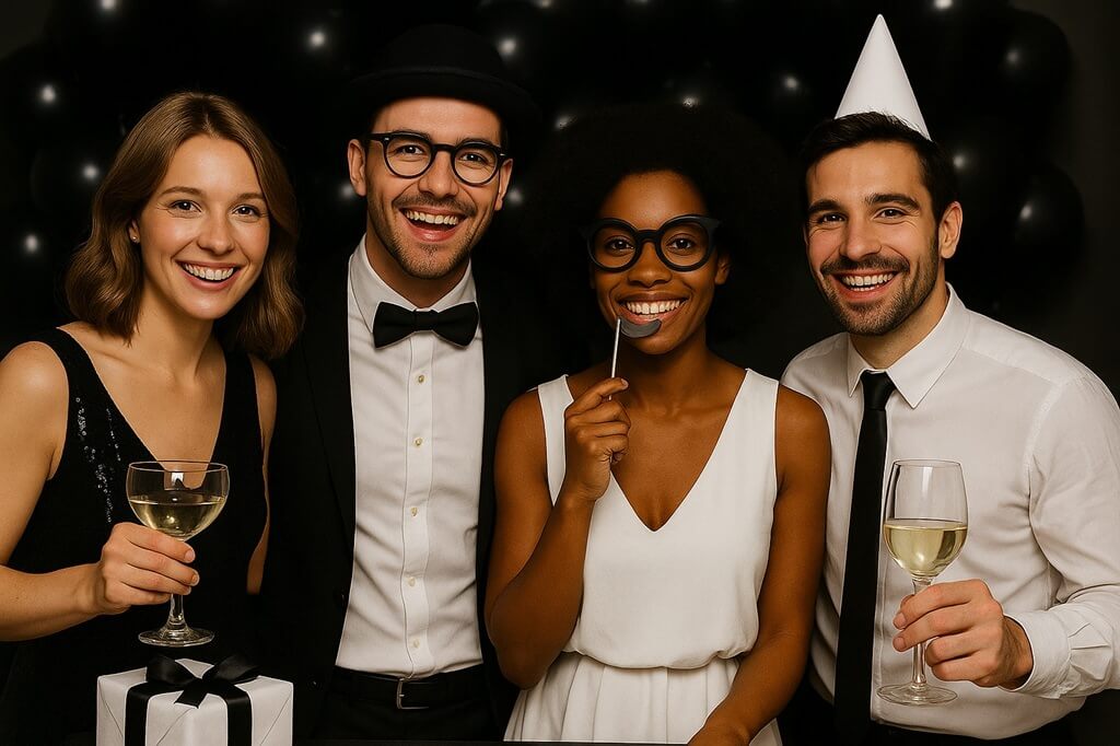 Black and White Party feiern