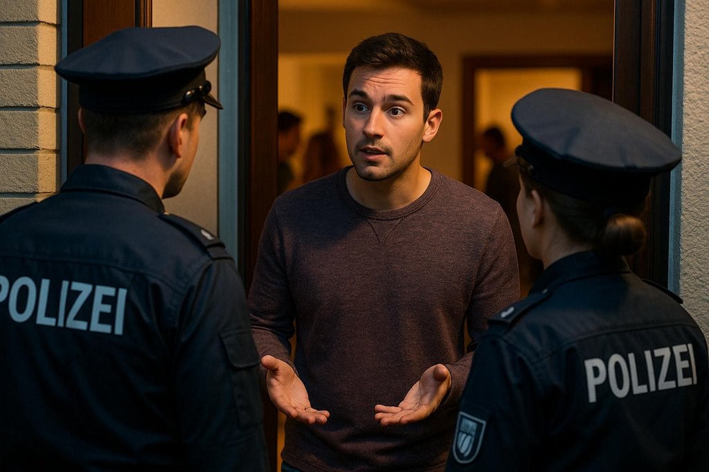 Polizei Ordnungsamt Kontrolle Party